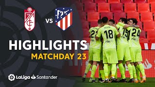 Highlights Granada CF vs Atletico Madrid 12 [upl. by Rhiana318]