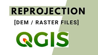 How to Reproject DEM TilesRaster files in QGIS [upl. by Dolorita]