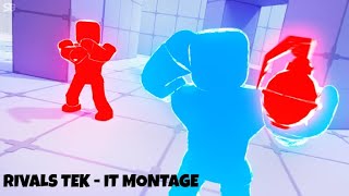 Im Back Roblox RIVALS  Tek It MONTAGE [upl. by Sofia]