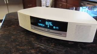 Bose Wave AWRCC2 White Music System Radio CD Player With Remote [upl. by Asiar365]