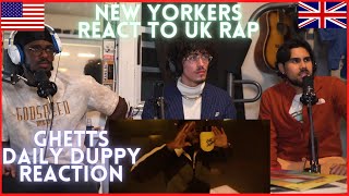 New Yorkers React to Ghetts Daily Duppy 🔥 [upl. by Garrot459]