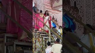 Kajol survives fall during Durga Puja [upl. by Thordis89]