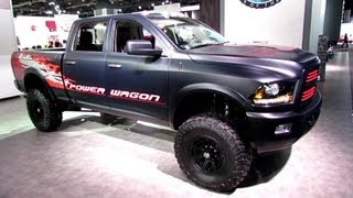 2013 RAM 2500 Power Wagon  Exterior and Interior Walkaround  2013 Detroit Auto Show [upl. by Karlow]