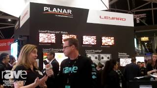 ISE 2017 Gary Kayye Interviews Jennifer Davis of Planar a Leyard Company [upl. by Steffane]