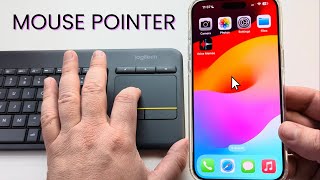 How To Get Mouse Pointer On iPhone Screen Cursor [upl. by Cymbre]