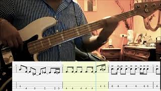 Camilo Sesto  Vivir Asi Es Morir De Amor Bajo Bass Cover with TAB [upl. by Berfield]