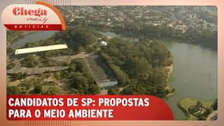 SP as propostas dos candidatos à prefeitura para o meio ambiente  Chega Mais Notícias 180924 [upl. by Simaj219]