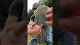 Knapping a STONE Knife bushcraft flintknapping arrowhead nativeamerican [upl. by Pren]