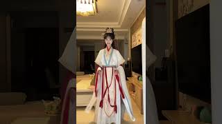 Try on Horsefaced skirt Long skirt Song Dynasty Chinese Hanfu Traditional clothing V5571 [upl. by Severn]