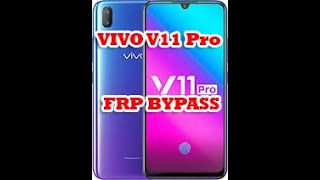 FRP REMOVE  Vivo V11 Pro 90 FRP Bypass without PC [upl. by Harrus]