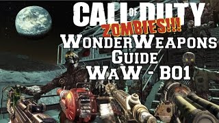 Black Ops 1  All Zombies Wonder Weapons Guide  WaWBo1 [upl. by Ainnek]