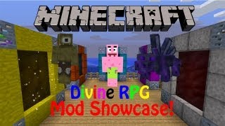 Minecraft Divine RPG Mod Showcase [upl. by Ekoorb]