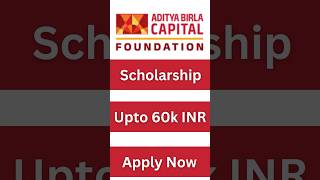 Aditya Birla Scholarships  Rs 60000 Per Students  Free Scholarship 2024 for Students  Apply now [upl. by Addam]