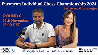 European Individual Chess Championship 2024  Round 6 Live [upl. by Lenehc]