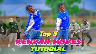 TOP 5 KENYAN DANCE MOVES YOU MUST LEARN IN 2024 [upl. by Nevins]