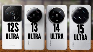 Xiaomi 12s Ultra vs Xiaomi 13 Ultra vs Xiaomi 14 Ultra vs Xiaomi 15 Ultra  Kemono Tech [upl. by Aneger]