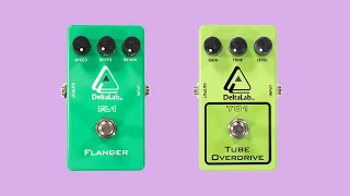 Delta Lab Flanger amp Tube Overdrive quotReptile Monarchyquot [upl. by Ahseela]