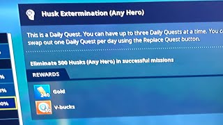 Daily Quest Guide Husk Extermination Any Hero Eliminate 500 Husks Any Hero in successful missions [upl. by Arikat619]