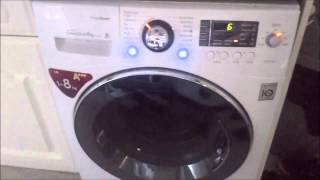 LG Steam Washing Machine Spinning Direct Drive [upl. by Rotsen]