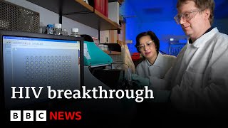 Scientists say they can cut HIV out of cells  BBC News [upl. by Newbill40]