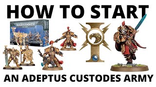 How to Start an Adeptus Custodes Army in Warhammer 40K  Beginners Guide for 10th Edition [upl. by Psyche]