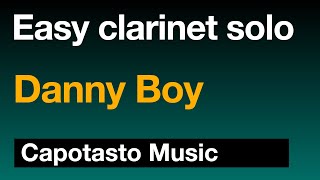 Free clarinet sheet music notes Danny Boy Londonderry Air [upl. by Bergstein816]