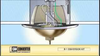 How to Install Chandelier Lighting  The Can Converter Model R1 [upl. by Luhe]