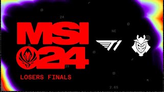 MSI 2024 SA SA1NOM  T1 VS G2 ESPORTS  LOSERS SEMI FINALS [upl. by Tayib]