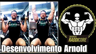 Desenvolvimento Arnold Schwarzenegger na Musculação 🥇 RADDICORE ® Bodybuilding [upl. by Meta722]