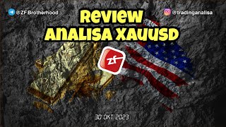 REVIEW Analisa Teknikal XAUUSD hari ini‼️ Daily Forecast tgl 30 Oktober 2023 [upl. by Stefania]