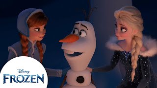 Olaf is Anna and Elsas Holiday Tradition  Frozen [upl. by Dulsea775]