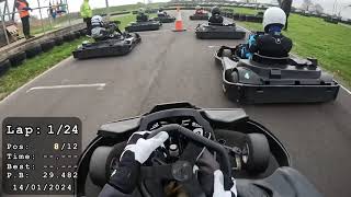 South Coast Karting 2024 PreSeason Warmup Final [upl. by Post]