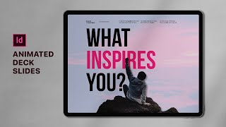 Create Animated Presentation Slides In Adobe InDesign [upl. by Thorstein]