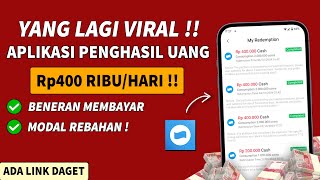 Aplikasi Penghasil Uang 2024  Apk Penghasil Saldo Dana Tercepat  Cara Dapat Uang dari internet [upl. by Rice]