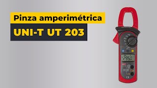 Pinza amperimétrica UNIT UT203 [upl. by Devy]