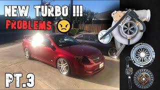 Z54 ZZP Turbo Install on 09 Cobalt SS Pt3 PROBLEMS  𝗖𝗼𝗯𝗮𝗹𝘁 𝗦𝗲𝗿𝗶𝗲𝘀 [upl. by Dulcia]