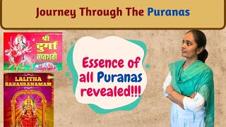 Journey Through the 18 Puranas  Essence of all Puranas  Vedas Vedangas and Upanagas [upl. by Williams]