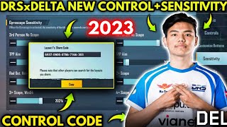 DRSxDELTA NEW 28 SENSITIVITY SETTINGS DRSxDELTA NEW CONTROL CODE BGMI PUBG MOBILE [upl. by Eserehs340]