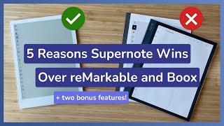 Discover How Supernote Won Me Over reMarkable and Boox [upl. by Giesecke637]