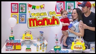 O ÚLTIMO MESVERSÁRIO DA MANUH  Festa Turma da Mônica [upl. by Ecylahs561]