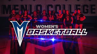 Menlo College  202223 Womens Basketball  Game Entrance Hype Video [upl. by Cinnamon]