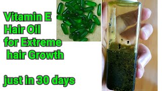 How to use VitaminE capsules for HAIR GROWTH and HAIR FALL  Vitamin E Oil for long and strong hair [upl. by Lesko]