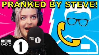 quotHow do you know THATquot AnneMarie PRANKED by Superfan Steve [upl. by Eilojne42]