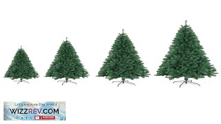 21m Artificial Christmas Tree with 800 Pine Branches PVC Flame Retardant Metal Review [upl. by Sivartal]