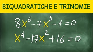 Tecniche Semplici per Risolvere Equazioni di Grado Superiore al Secondo  7 Esercizi Svolti [upl. by Tibbs646]