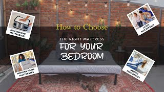 Ultimate Mattress Guide How to Choose the Perfect Bed for Better Sleep [upl. by Hcahsem]