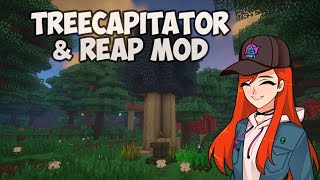 GravityCraftnet Гайд  Treecapitator amp Reap Mod  Обзор модов [upl. by Aicats291]