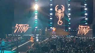 Sting Entrance AEW Revolution [upl. by Defant]