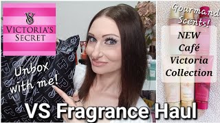 LOOK What I Got😍🛍  Unbox the ✨️NEW✨️ Café Victoria Collection  GOURMANDS  Victorias Secret HAUL [upl. by Valaree]