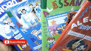 IDEAS PARA FORRAR CUADERNOS DE NIÑOS [upl. by Anidan]